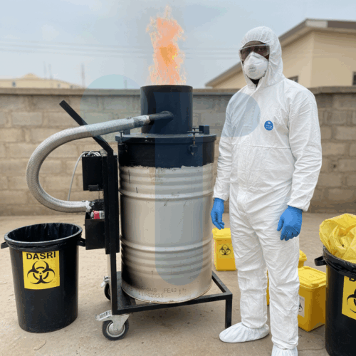 DJENBAGA: incinérateur électrique mobile pour déchets médicaux