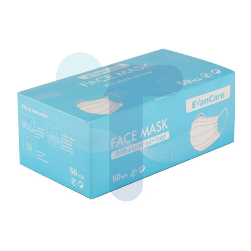 Masques chirurgicaux (3 plis jetables)