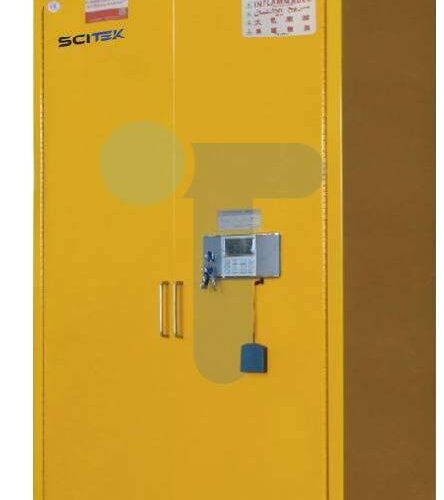Armoire de sécurité chimique ignifuge et purifiant les gaz