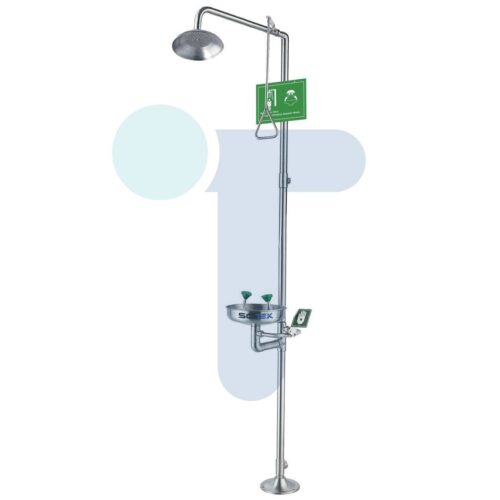 Douche d’urgence et lavage des yeux combinés