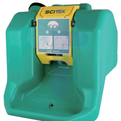 Station portable de lavage d’urgence des yeux